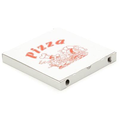 KK Verpackungen 400 Pizzakartons 260 x 260 x 30 mm Pizzaschachteln Motiv Verpackungen weiß