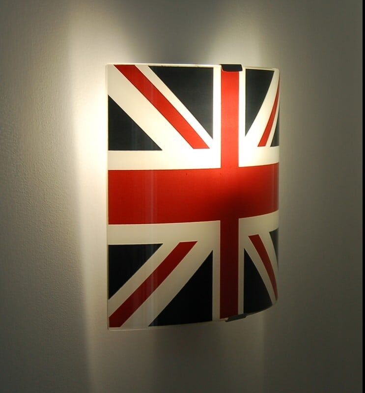 Union Flag Applique Da Parete Bandiera Inglese