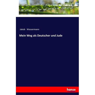 Mein Weg als Deutscher und Jude, Taschenbuch von Jakob Wassermann, Hansebooks, 978-3-337-35385-8