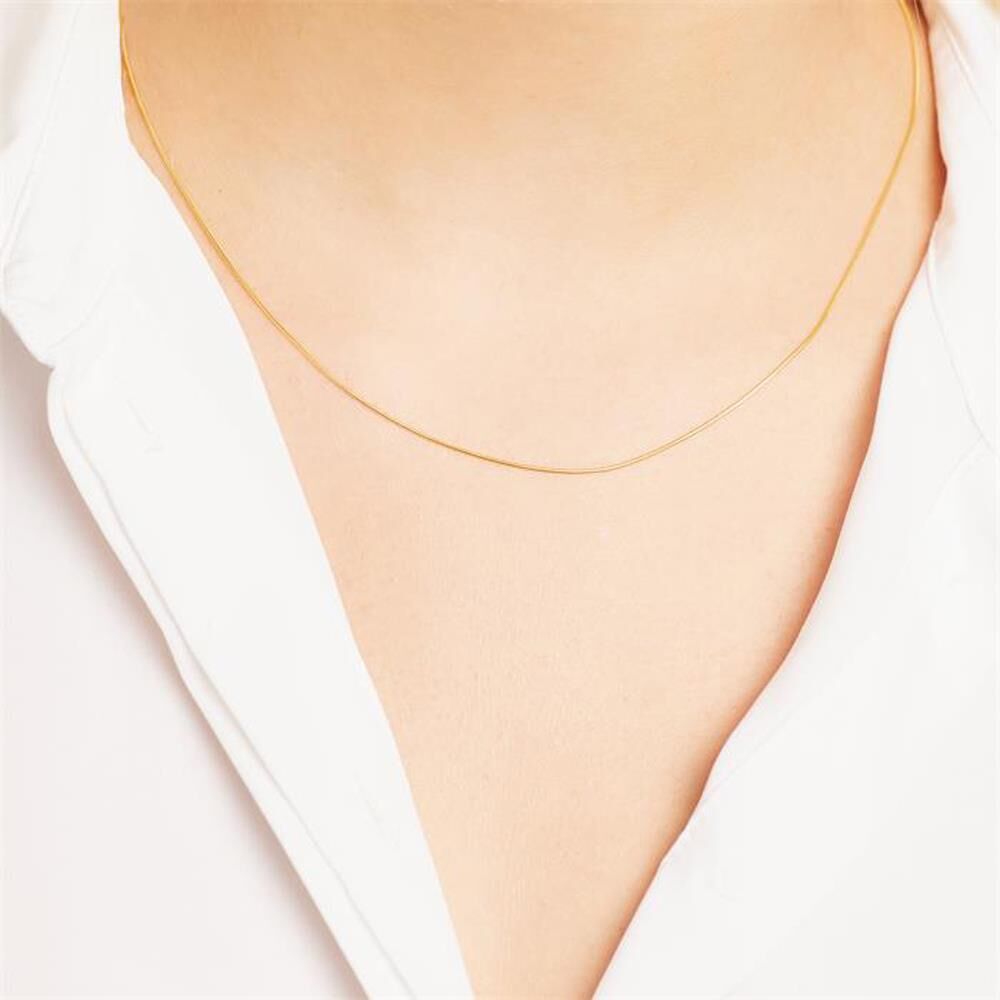 Unique Schlangenkette aus 375er Gold gold