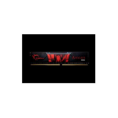 G.SKILL Arbeitsspeicher "Aegis 16 GB DDR4-3000", rot (schwarz), B:7,1cm H:17cm T:1,2cm, Arbeitsspeicher