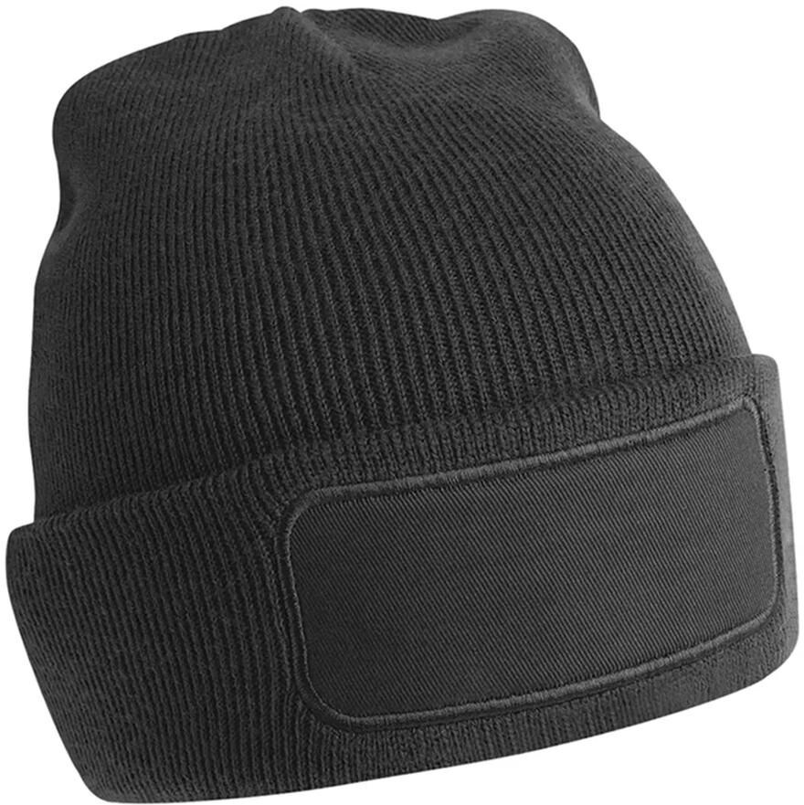NO BRAND Original Patch Beanie Svart