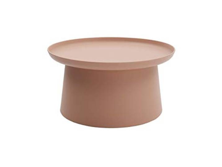 Fashion Commerce Beistelltisch aus Polypropylen, Rosa, 70 x 70 x 36 cm