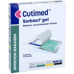 Cutimed Sorbact Gel 7,5x7,5 cm