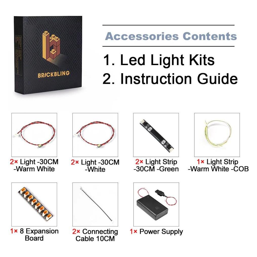 BrickBling LED Beleuchtungs-Set für LEGO 11504 Friedenslilie (GC1292)