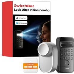 SwitchBot, Zutrittskontrolle, Ultra Vision Bundle silber (Smartphone)