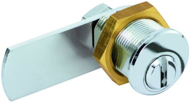 JuNie MB-Cylindre à levier Set, 2987 avec fixation écrous Laiton poli vern. (2987.17103)