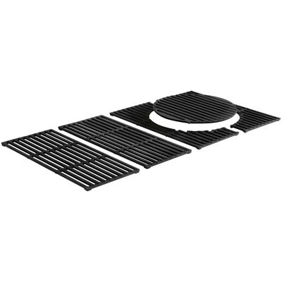 Grillrost ENDERS "SWITCH GRID", schwarz, B:43cm H:2cm L:74cm, Gusseisen, Grillroste, für Gasgrill Boston 4 Turbo