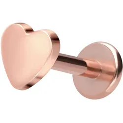 Titan Labret mit Innengewinde HERZ