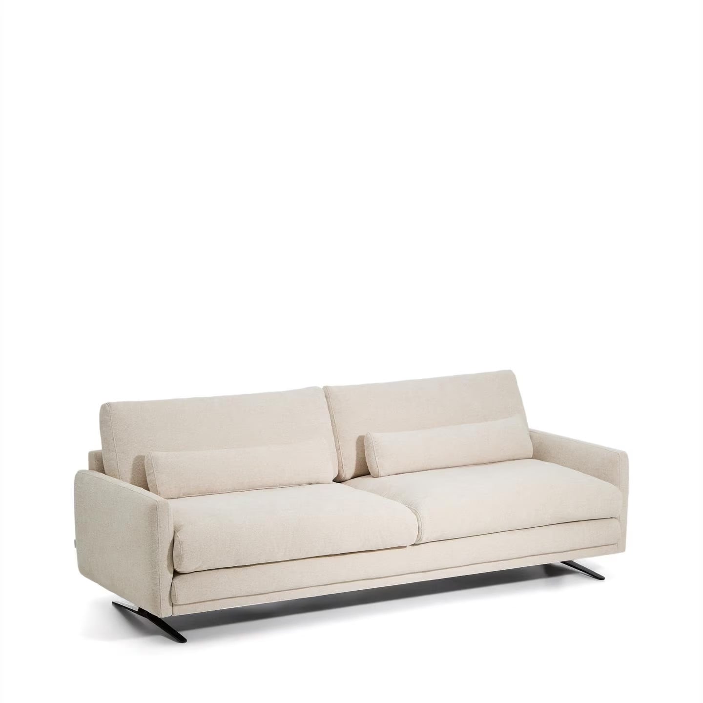 Kave Home Veliro 3-zits Bank in Beige Chenille met Afneembare Hoes