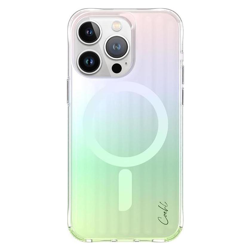 Uniq etui Coehl Linear iPhone 15 Pro 6.1" Magnetic Charging opal/iridescent (Apple iPhone 15 Pro) (1579257259)