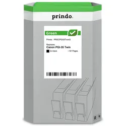 Prindo, Druckerpatrone, kompatibel mit Canon PGI-35 Twin (BK)