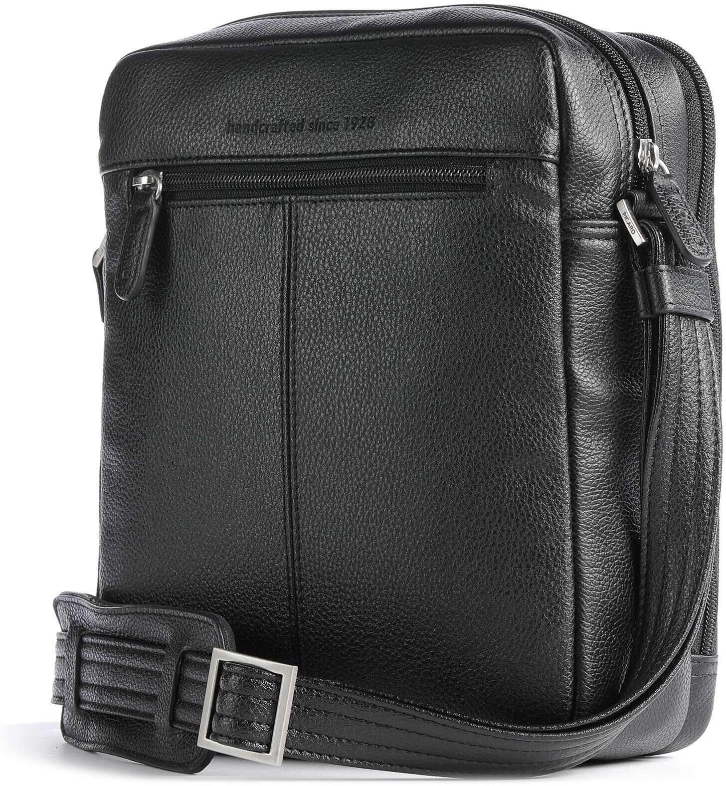 Picard Milano Umhängetasche aus Leder, schwarz