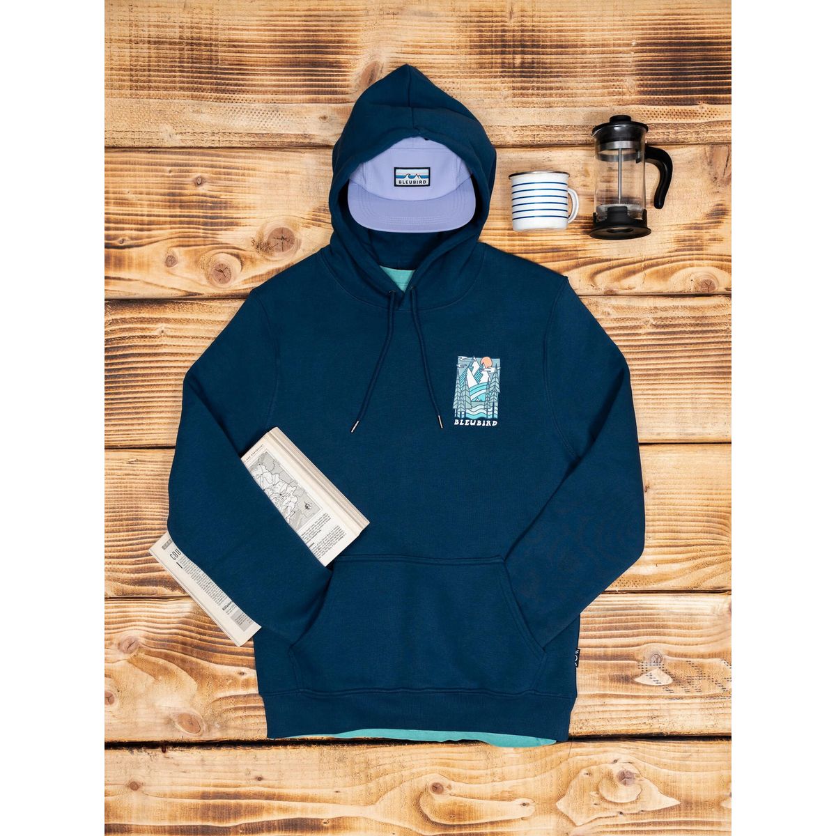 Bleubird Trailhead Hood navy XL HOOD-TRAIL-NAVY-XL
