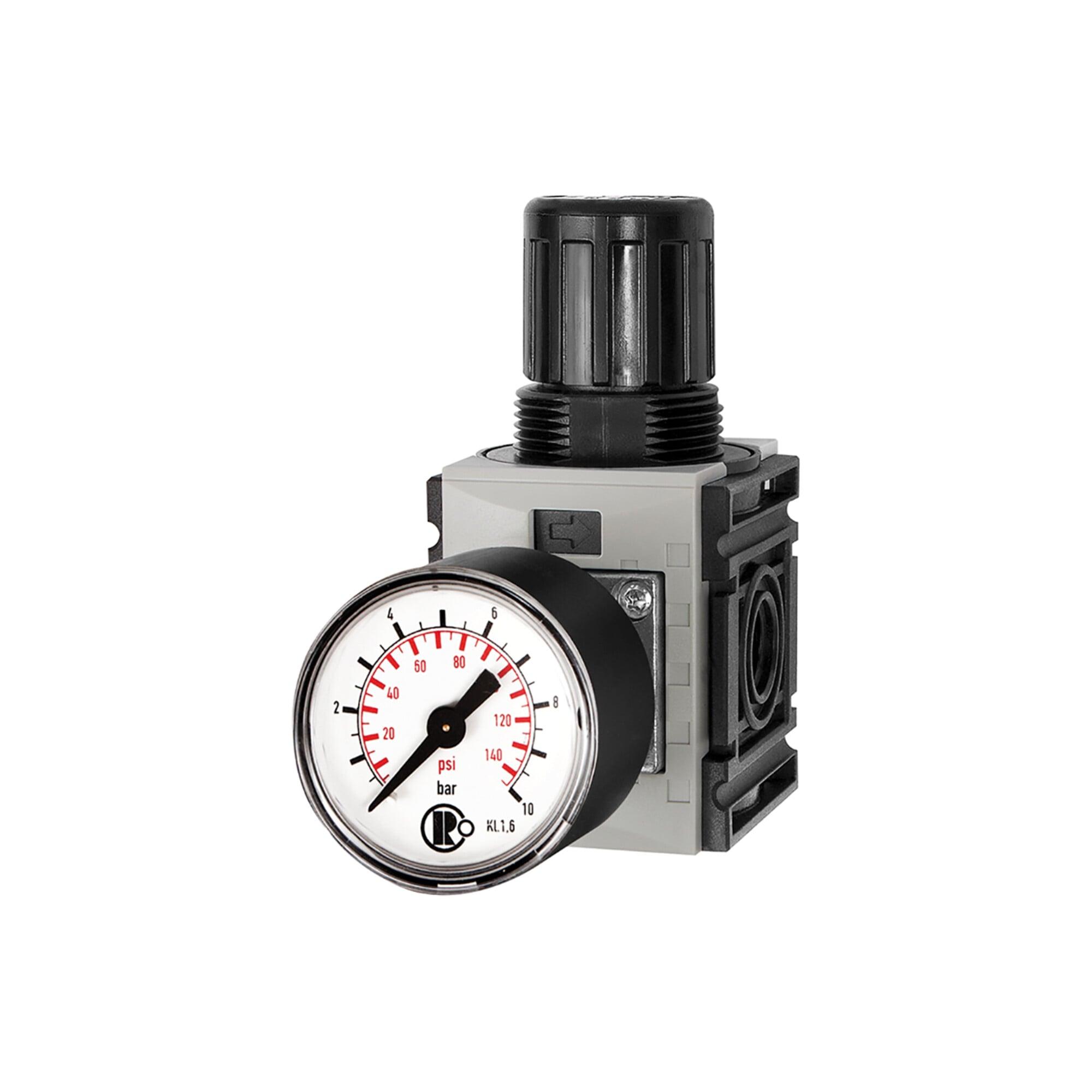 Riegler Druckregler »FUTURA-mini«, Standardmano., BG 0, G 1/4, 0,1-4 bar (FUM 7004)
