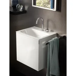 emco Waschbecken evo, 1x Bohrung, 400 mm, weiss glänzend, 957711441 957711441