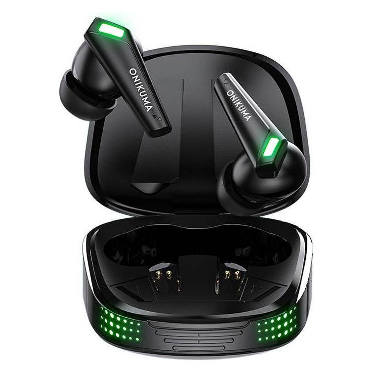 Onikuma Wireless headphones TWS T308 Black (6 h, Kabellos) (ON-T308/BK)