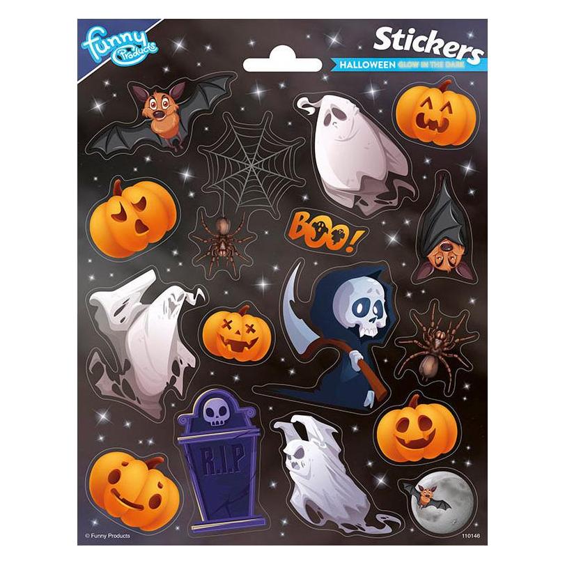 Totum Aufkleberbogen Glow in the Dark Halloween (49045665)