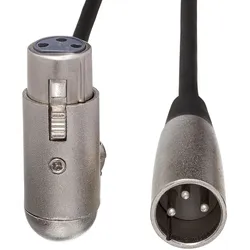 Hosa XFF-103 Verbindungskabel XLR3F Winkelstecker auf XLR3M
