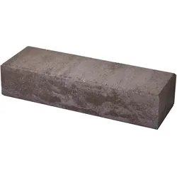 WESERWABEN® Mauersteine Trend-Line Long Grau-terra meliert Long Abschlussstein 1 1⁄2