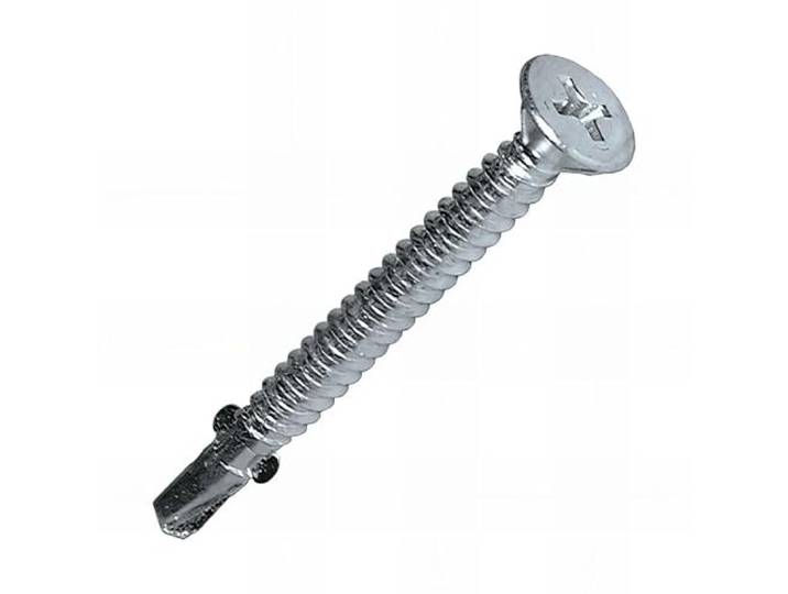 SCELL-IT\, Vis autoperceuse à ailettes tête fraisée\, Cruciforme\, 6.3 x 50 mm\, Boîte de 200\, TFAC63050\, la solution efficace et pratique pour une fixation rapide et solide