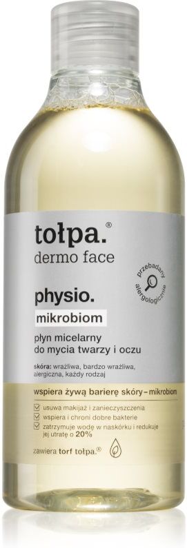 Tołpa Physio Mikrobiom eau micellaire nettoyante visage et yeux 400 ml