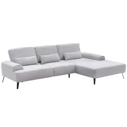 Exxpo by Gala Ecksofa mit Funktion Astoria Stoff Grau Melange