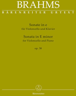 Bärenreiter Brahms Cellosonate op. 38