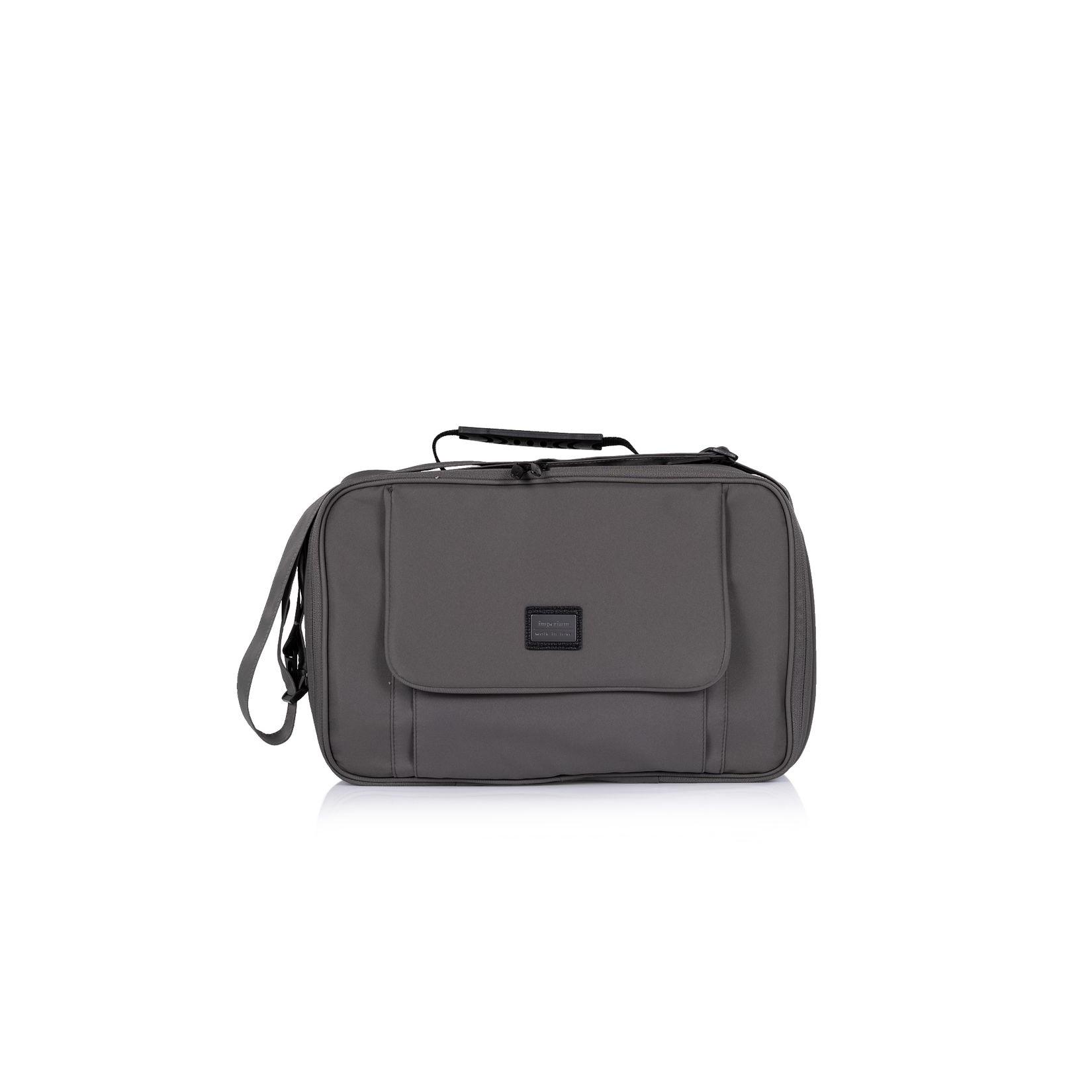Chipolino Wickeltasche universal Vordertasche Schultergurt Reißverschluss Unisex grau