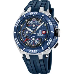 Festina Quarz Herren Chrono Bike F20755/4 - blau - 46mm
