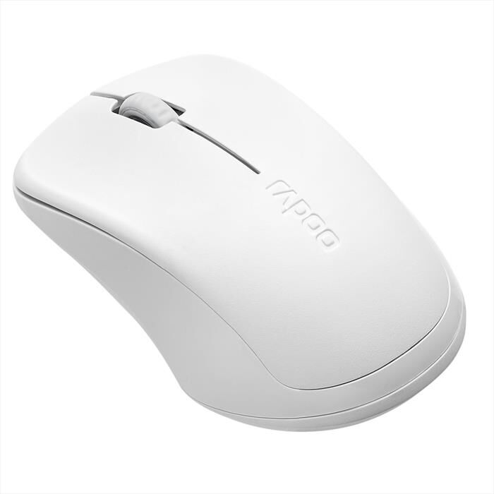 RAPOO Wireless Silent Optical Mouse 1680 Silent-white Bianco