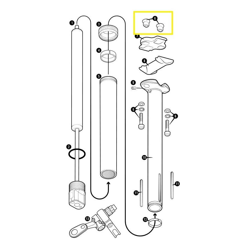 Crankbrothers Highline 3 Screw Assembly, Schraubenset (40080517)