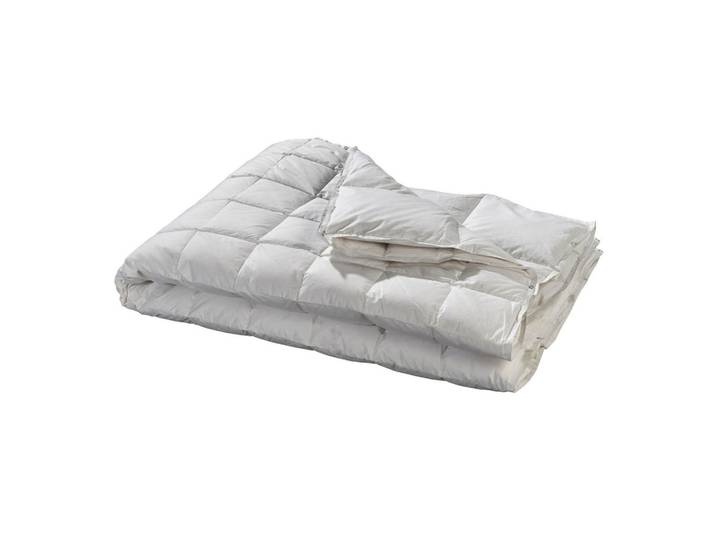 Billerbeck Vierjahreszeitendecke, Weiss, Füllung: Baumwollfüllung,Federn, Daunen, 160x210 cm, Heimtextilien, Kopfkissen & Duvets, Duvets, Daunendecken