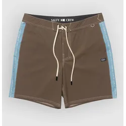 Salty Crew Channel Boardshorts dark brown Gr. 28