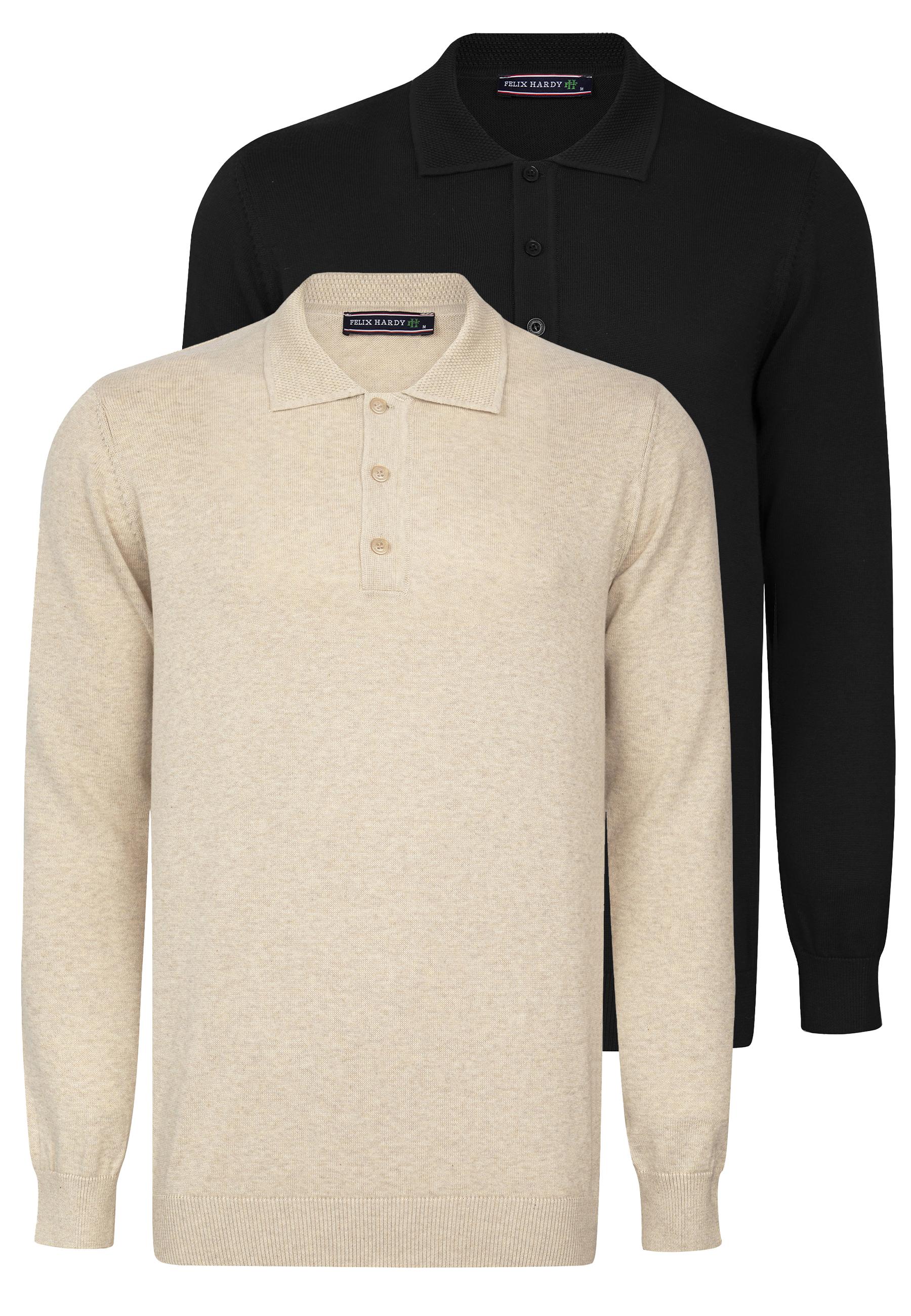 Pullover Pullover Mit Polo-Kragen 2Er-Pack