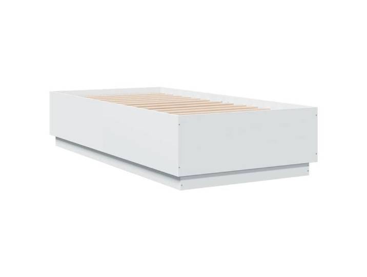 NEUF Lit simple Cadre de lit - 1 place/personne - sans matelas blanc 90 x 190cm FR00_88554451259