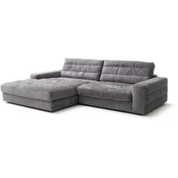 Portobello Ecksofa Weston Stoff Grey Shaun