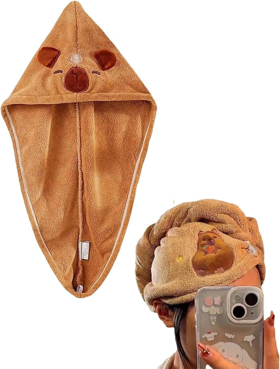 Super absorberende microvezel haarwikkel turban voor volwassenen, meerkleurig