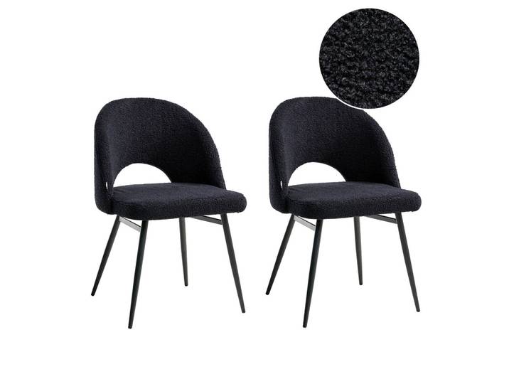 ESSZIMMERSTUHL 2er-Set Schwarz Onaga