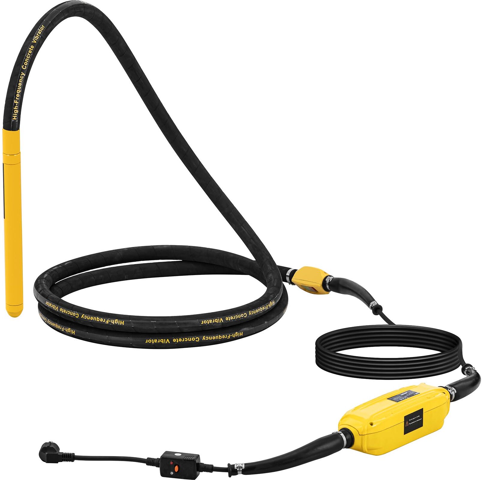 MSW Betonvibrator med omformer - højfrekvens - 1200 W - 430 x 40 mm - 230 V MSW-HFCV-40-C