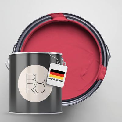 Wandfarbe A.S. CRÉATION "Premium Innenwandfarbe PURO Tuchmatt peachy pink", rosa (c2033 peachy pink), 5 l 5ml, Farben, ideal für Wohnzimmer, Schlafzimmer, Flur und Küche, Farbwelt Pink
