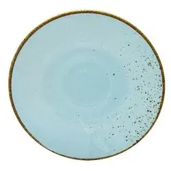 6er-Set CreaTable Untertasse Nature Collection Ø 15 cm Steinzeug Blau Hellblau
