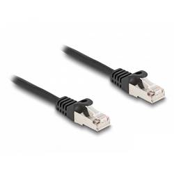 Delock 80185 RJ50 Patchkabel Kabel S/FTP 0.25 m Schwarz Geschirmt 1 St.