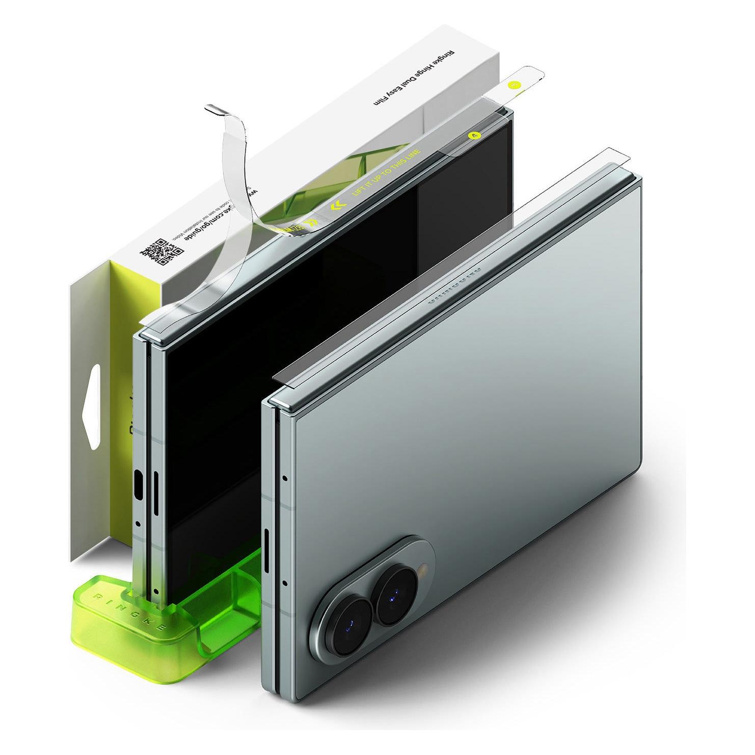 Ringke - Hinge Dual Easy Film (2 pack) - Samsung Galaxy Z Fold8 - Clear (2 Stk., Samsung Galaxy Z Fold8) (HD2E1318)