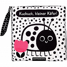 Coppenrath Verlag Babys kuschelweiches Kontrastbuch "Kuckuck kleiner Käfer!" (Stoffbuch) 304299