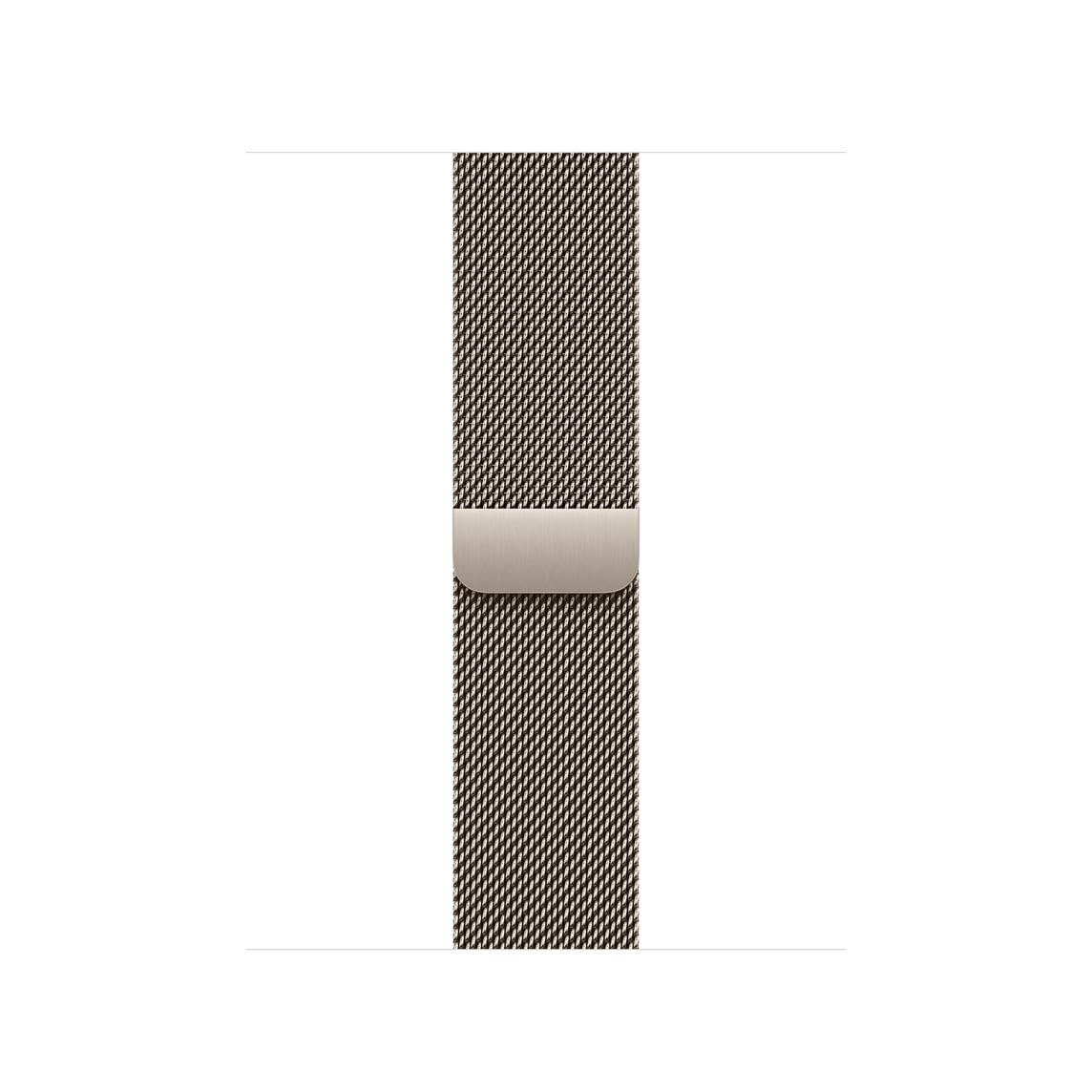 Apple 42mm Milanaise Armband Natur