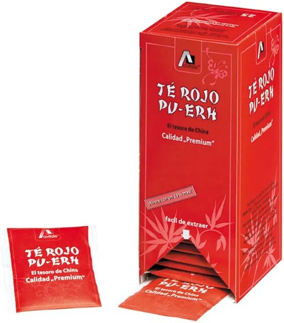 Avitale CHÁ VERMELHO PU-ERH 25 x 2g