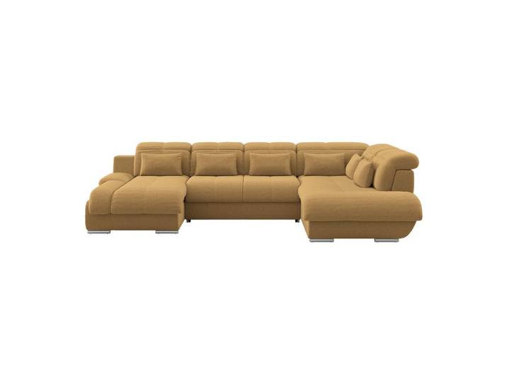 Wohnlandschaft Multi mit Schlaffunktion senfgelb