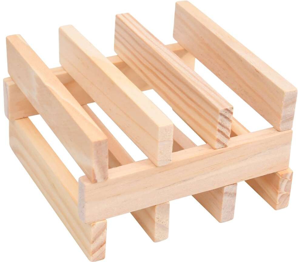vidaXL Ensemble de blocs de construction en bois 150 pcs Pin peint