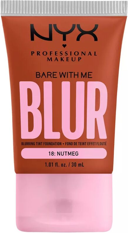 NYX-PROFESSIONAL-MAKEUP - Bare With Me Blur Tint Foundation, Bare With Me Lt Ivory, 30 ml,  Nutmeg
